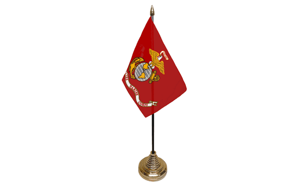 US Marine Corps Table Flags